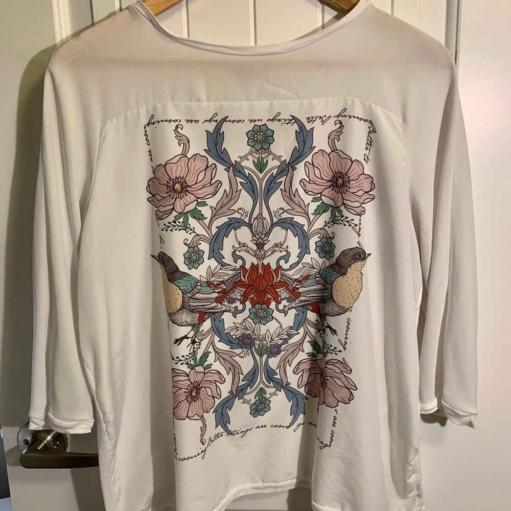 Blouse flower stamp, TRUCCO L